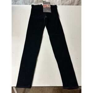 Vintage NWT Gilda Marx California Body Black Velour Leggings Women’s Size L New